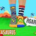 United Oddsocks Kids 27-30 Sockasaurus